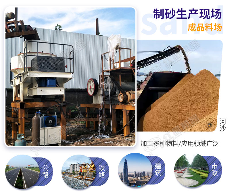 制砂生產(chǎn)線成品質(zhì)量高、效益高